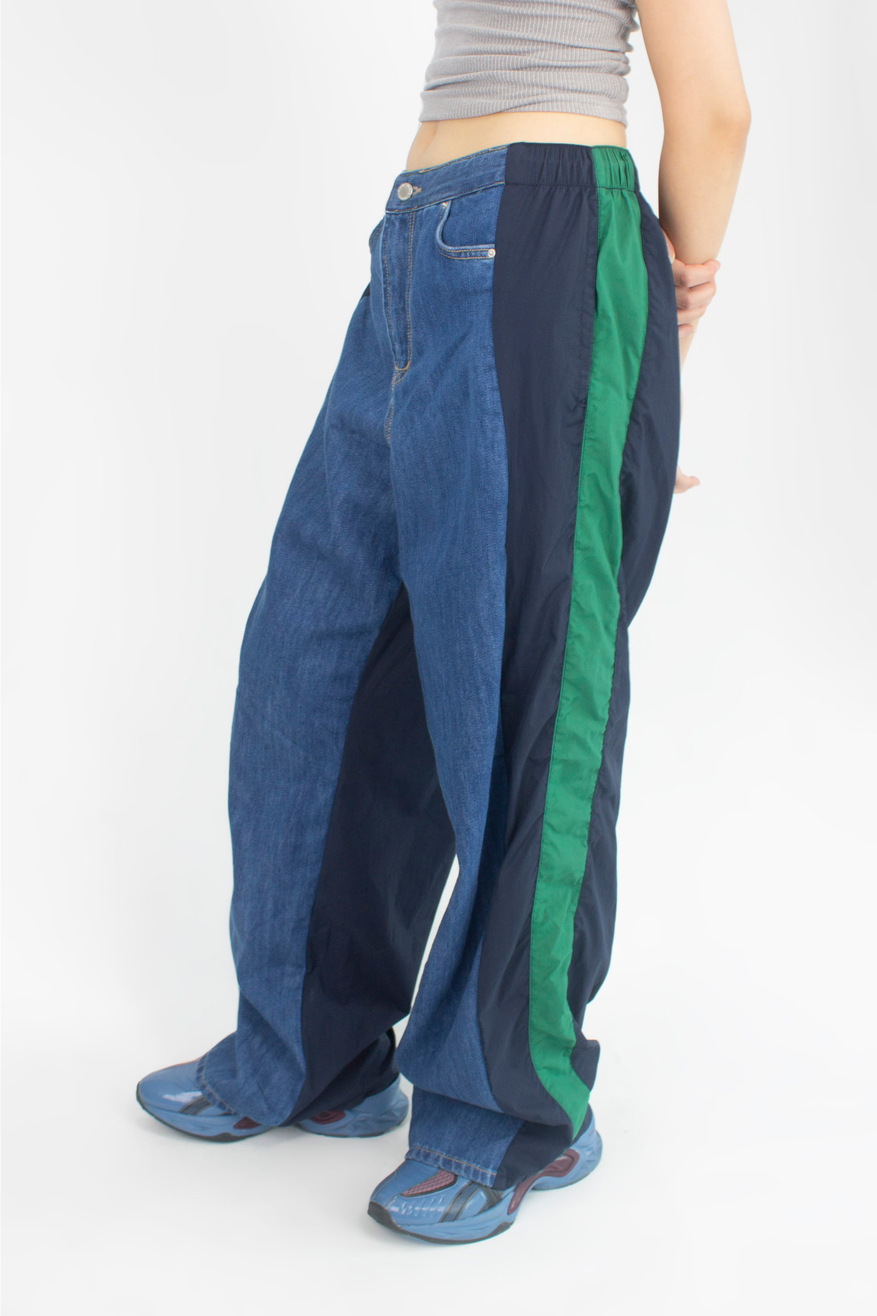 Nylon Wide Pants (2 color)