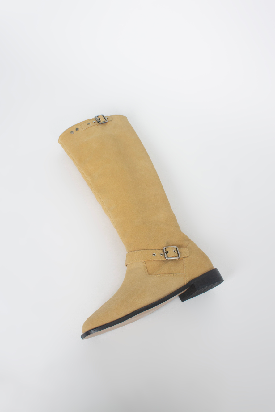 Suede Belt Boots (3 color)
