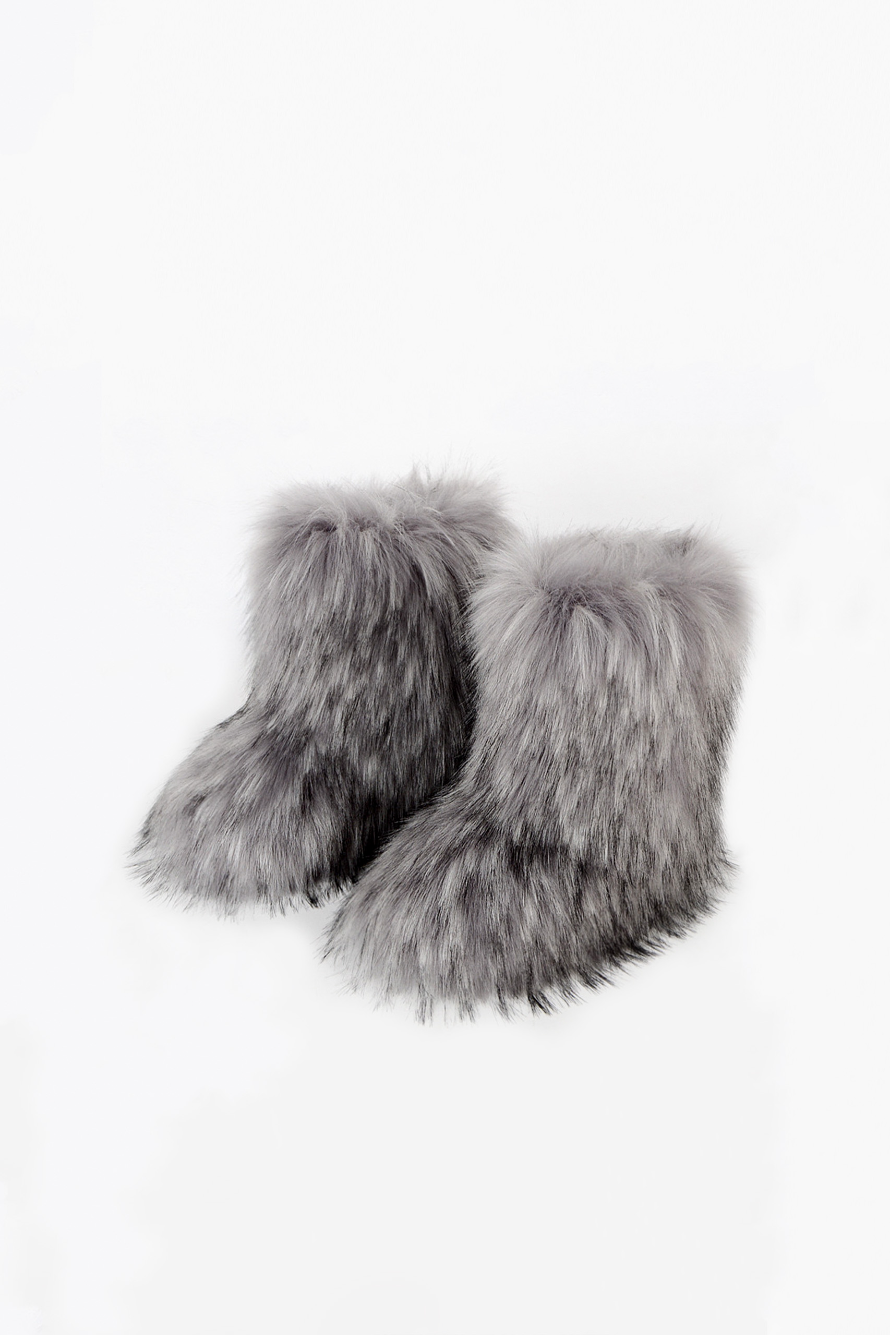 Color Fur Boots (20 color, unisex)