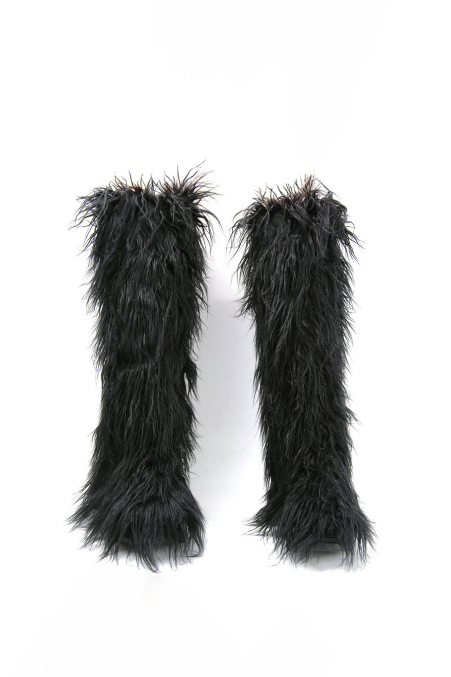 long fur boots (17 color, unisex)