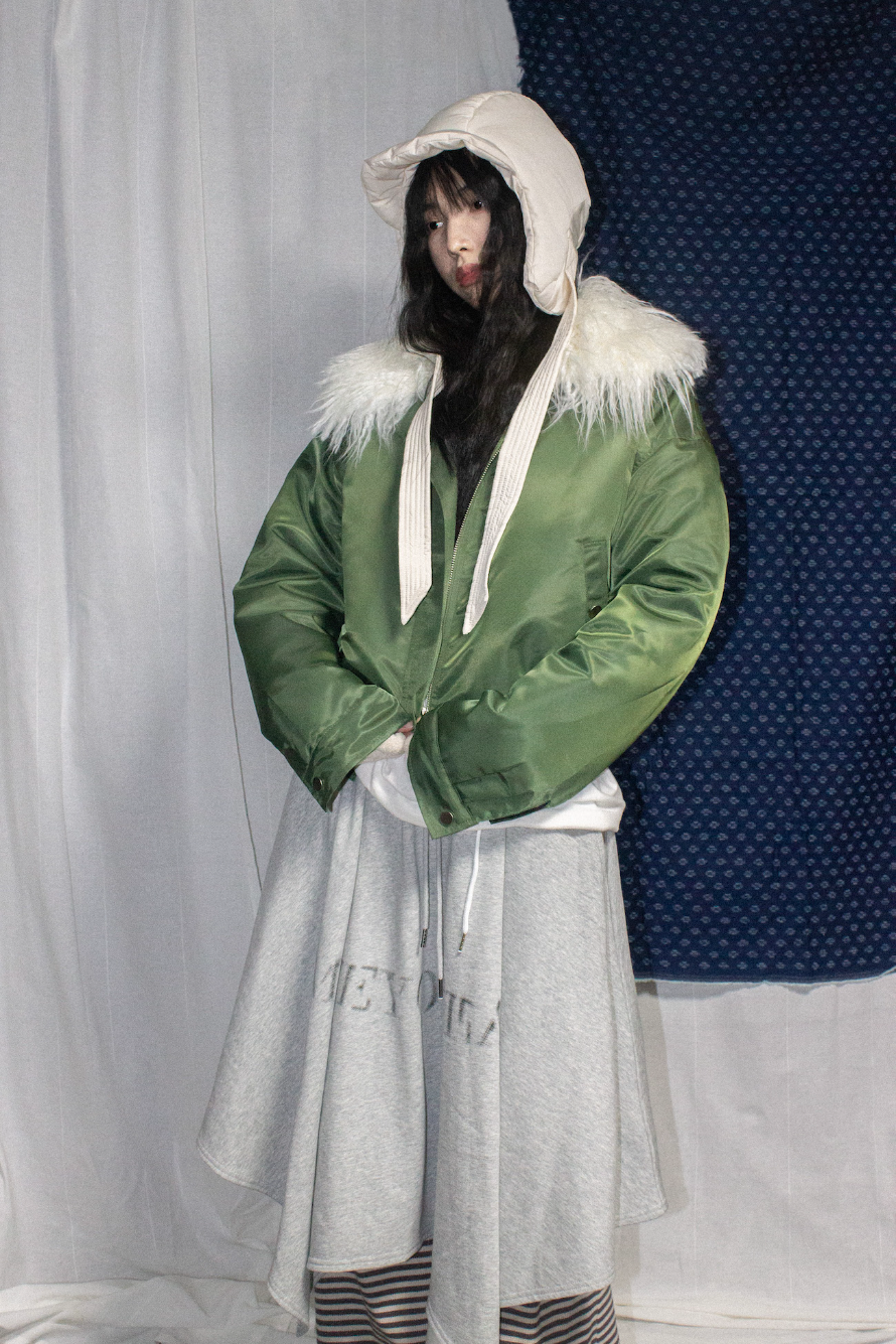 fur ma-1 jacket (2 color)