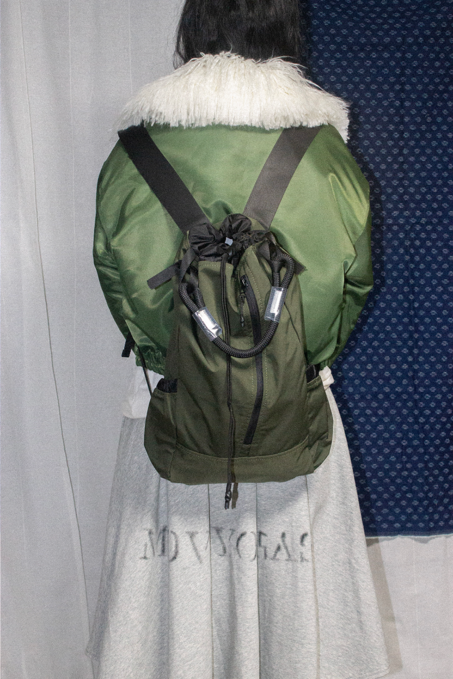 nylon backpack (2 color)