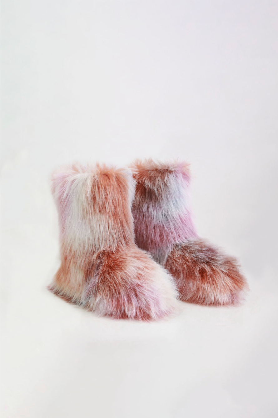 gradation fur boots (7 color)